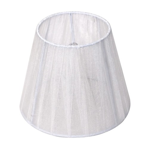 Абажур тканевый белый Е14 на лампочки