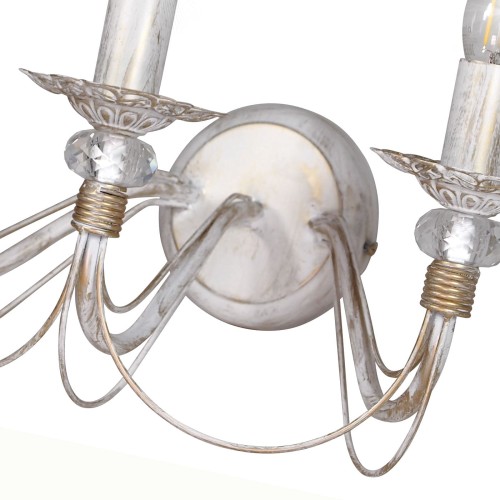 Бра 3 лампочки c хрусталем классические S1104-3 Петрасвет