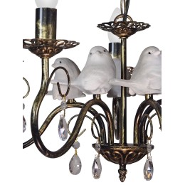 Люстра Петрасвет S1298-5, 5хЕ14 макс, 60Вт