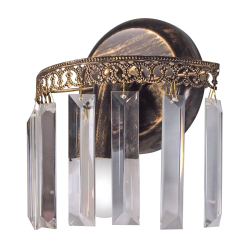 Бра с хрусталем настенное S2493-1