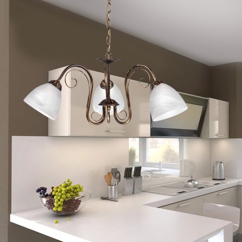 Люстра подвесная 3 плафона S8016-3