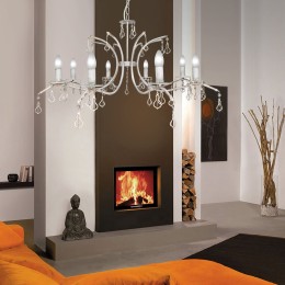 Люстра Петрасвет S1237-8, 8хЕ14 макс, 60Вт