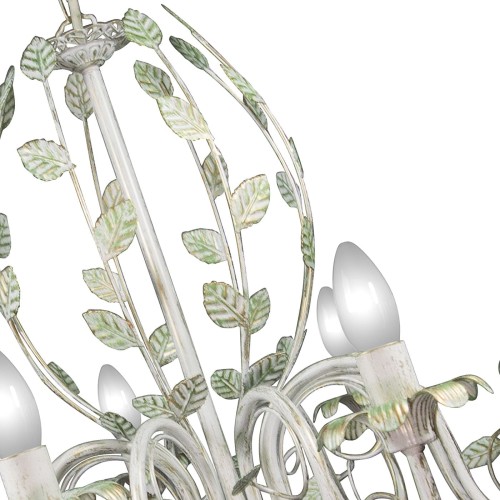 Люстра флористика большая подвесная 8 ламп S1115-8