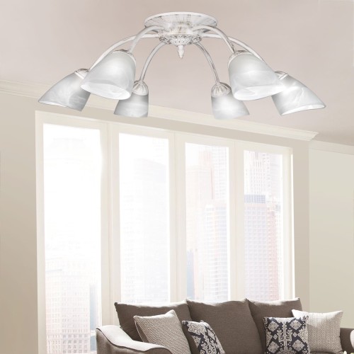 Люстра потолочная 6 плафонов S2155-6