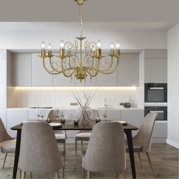 Люстра Петрасвет S1199-8, 8хЕ14 макс, 60Вт