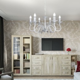 Люстра Петрасвет S1206-6, 6хЕ14 макс, 60Вт