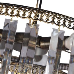 Люстра Петрасвет S2493-4, 4хЕ14 макс, 60Вт