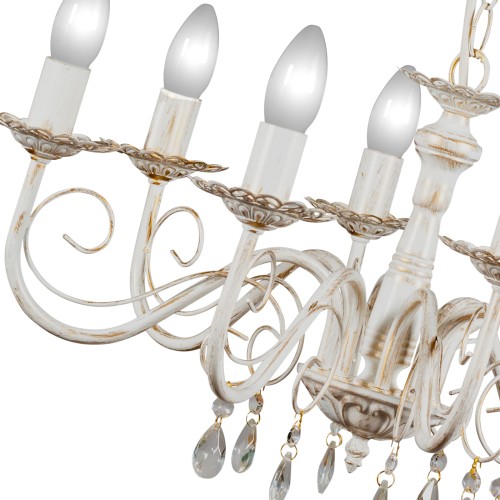 Люстра подвесная с хрусталем 8 ламп S1019-8