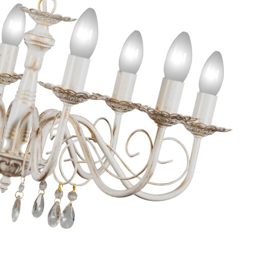 Люстра подвесная с хрусталем 8 ламп S1019-8