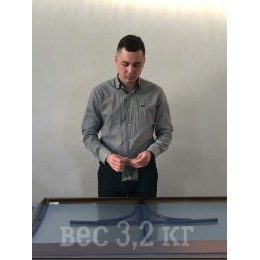 Козырёк над дверью Петрасвет S4001 Коричневый усиленный