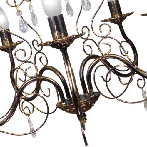 Люстра подвесная с хрусталем 5 ламп S1093-5