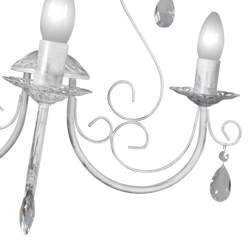 Люстра потолочная 3 ламп белая интерьерная S1212-3