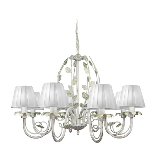 Люстра подвесная 8 ламп с абажурами S1131-8