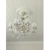 Люстра подвесная 8 ламп с абажурами S1131-8