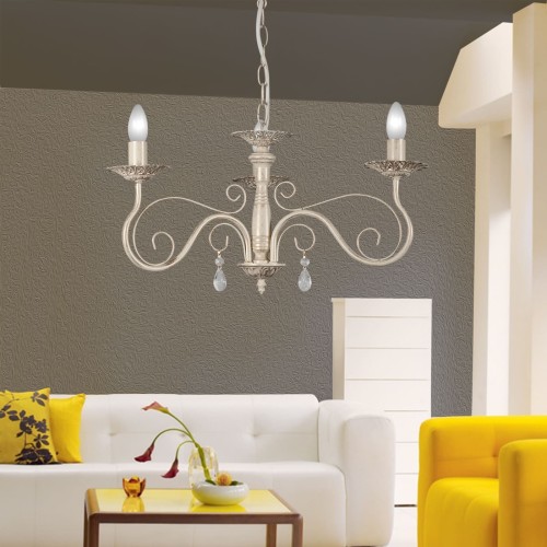 Люстра с хрусталем подвесная 3 лампы S1020-3