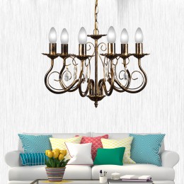 Люстра Петрасвет S1014-6, 6хЕ14 макс, 60Вт