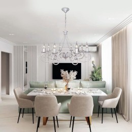 Люстра Петрасвет S1201-8, 8хЕ14 макс, 60Вт