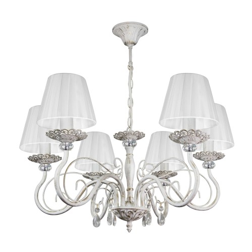 Люстра подвесная 6 ламп с абажурами S1127-6