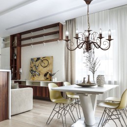 Люстра Петрасвет S1024-5, 5хЕ14 макс, 60Вт