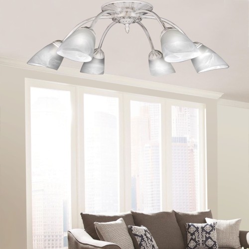 Люстра потолочная 8 плафонов S2155-8