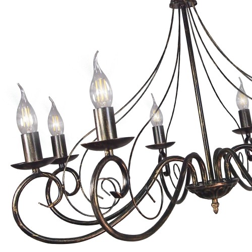 Люстра подвесная большая в зал S1236-8