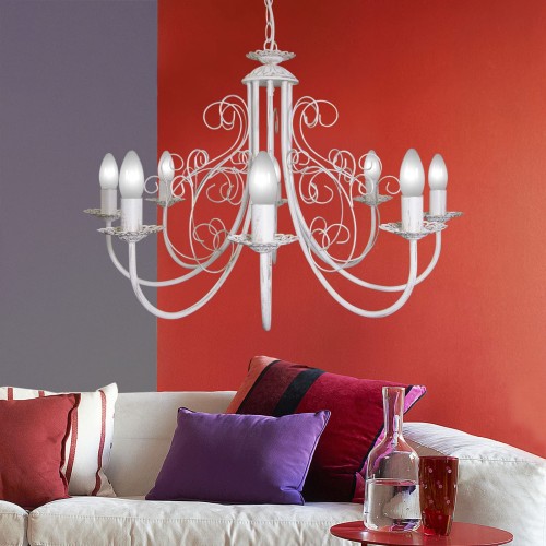 Люстра большая подвесная 8 ламп S1068-8